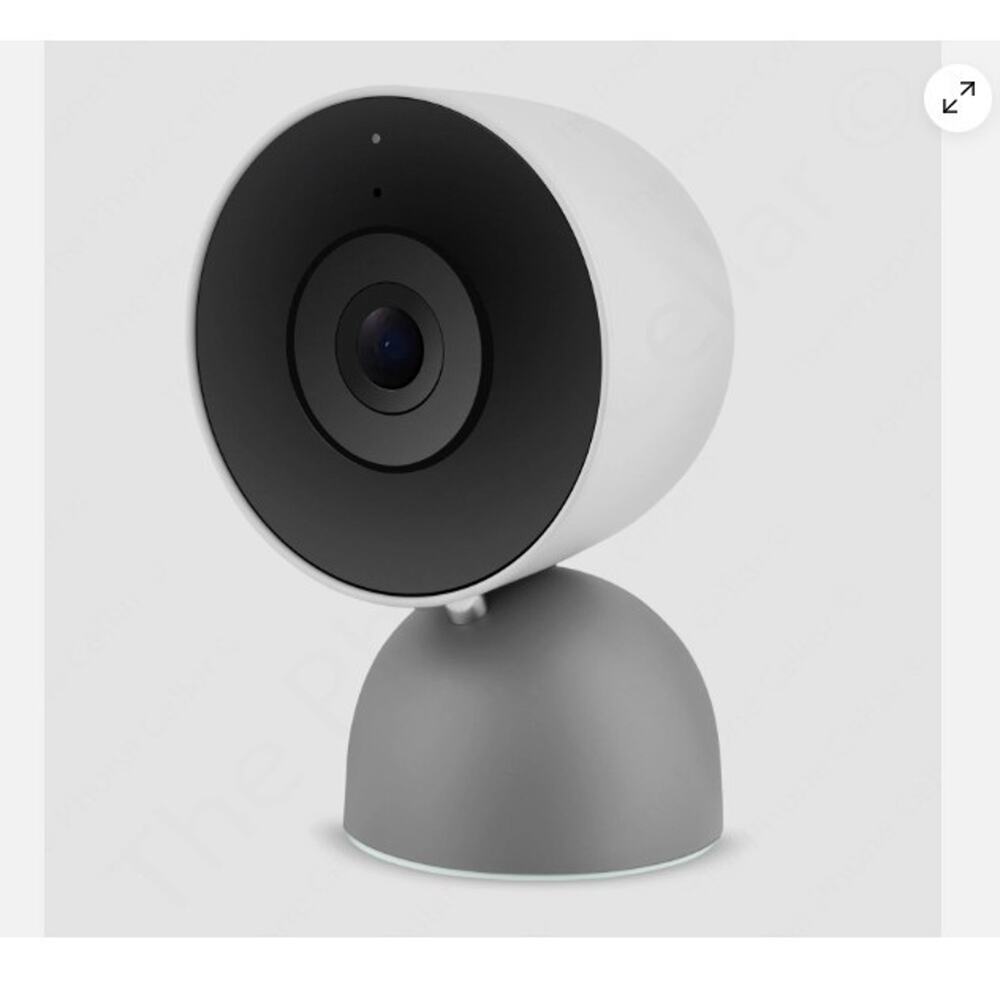 Google Nest Cam Indoor (Wired, 3rd Gen) - Security Camera, 2K Video & Gemini, N.